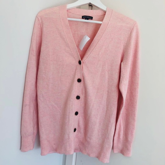 J. Crew Tops - New pink cardigan - Size S